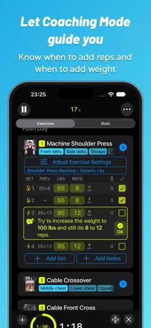 HeavyTrack Gym Workout Tracker screenshot 4