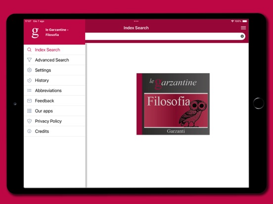 le Garzantine - Filosofia iPad screenshot