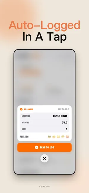 RepLog - Voice Workout Tracker screenshot 3