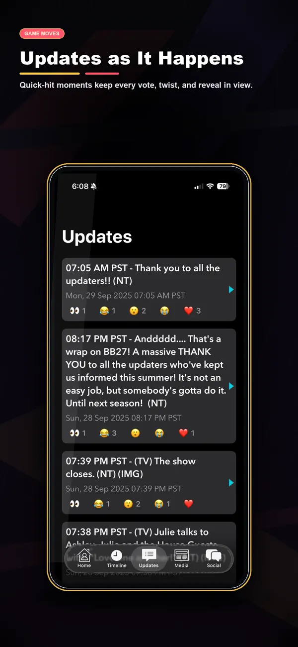 Screenshot #2 pour Pocket Big Brother