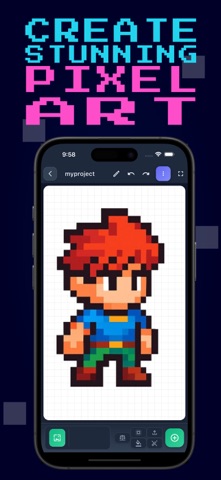 PixelFlux | Pixel Art Drawing screenshot