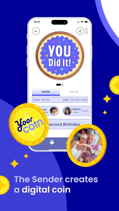 YoorKids: Gift to kids savings Screenshot