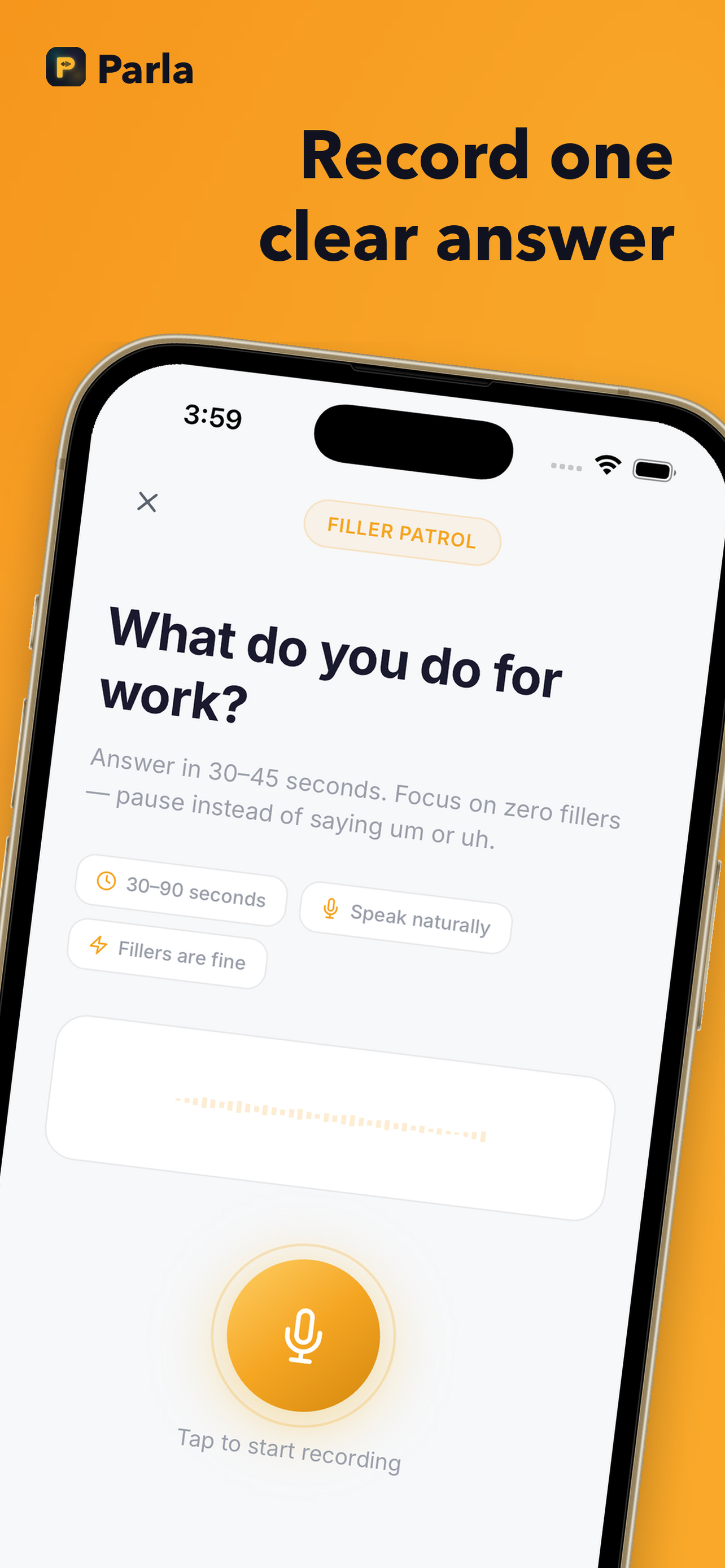 Parla: AI Speech Coach