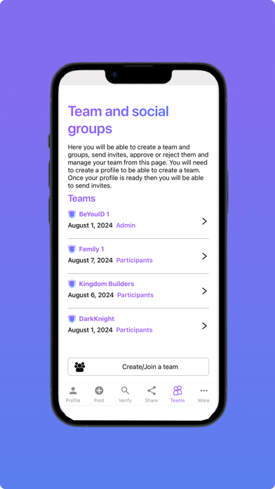 BeYouID Screenshot