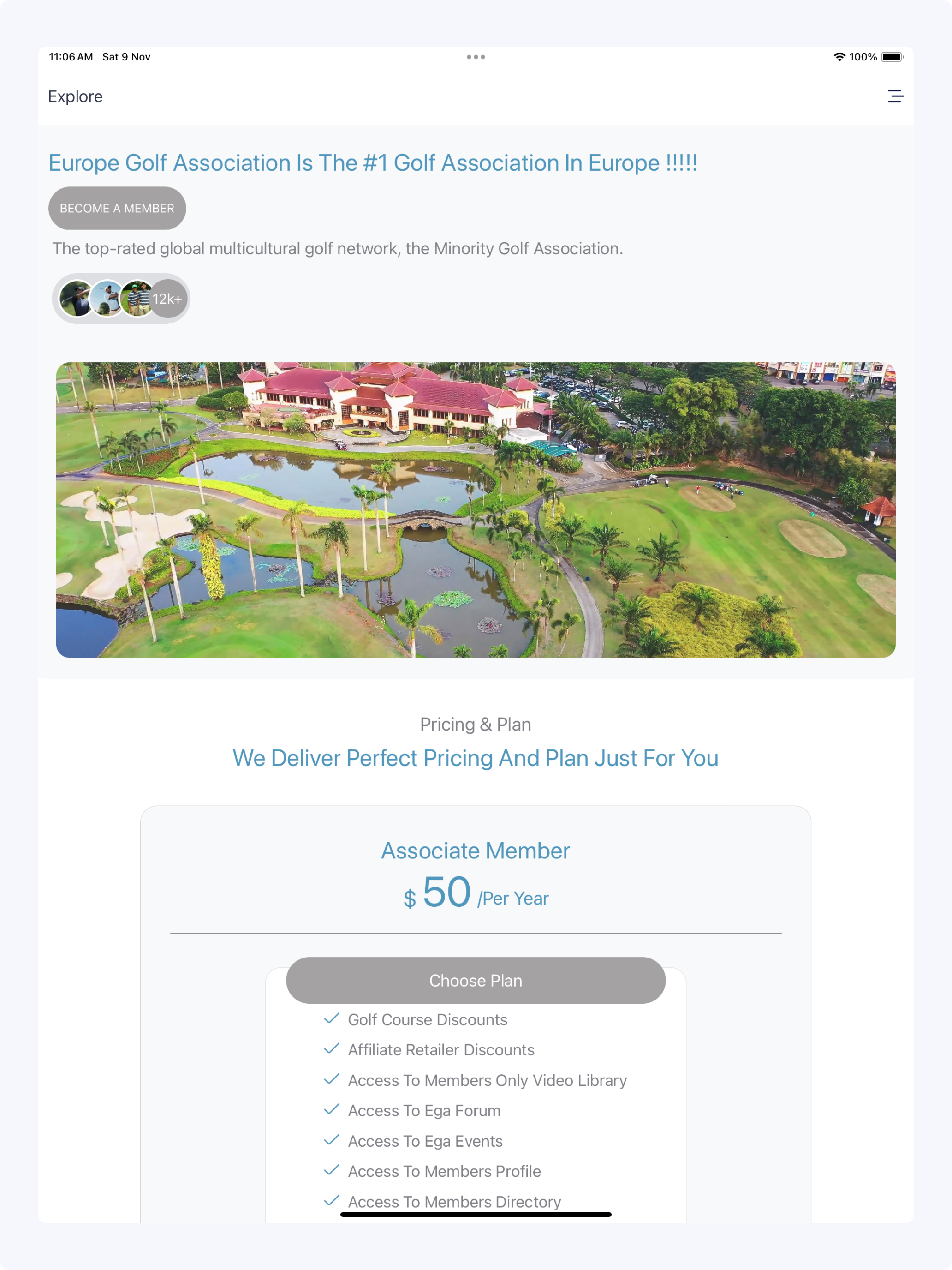EUROPE GOLF ASSOCIATION screenshot 5