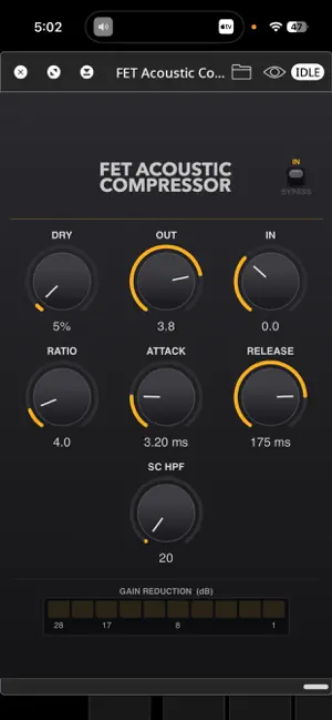 FET Acoustic Compressor screenshot 1