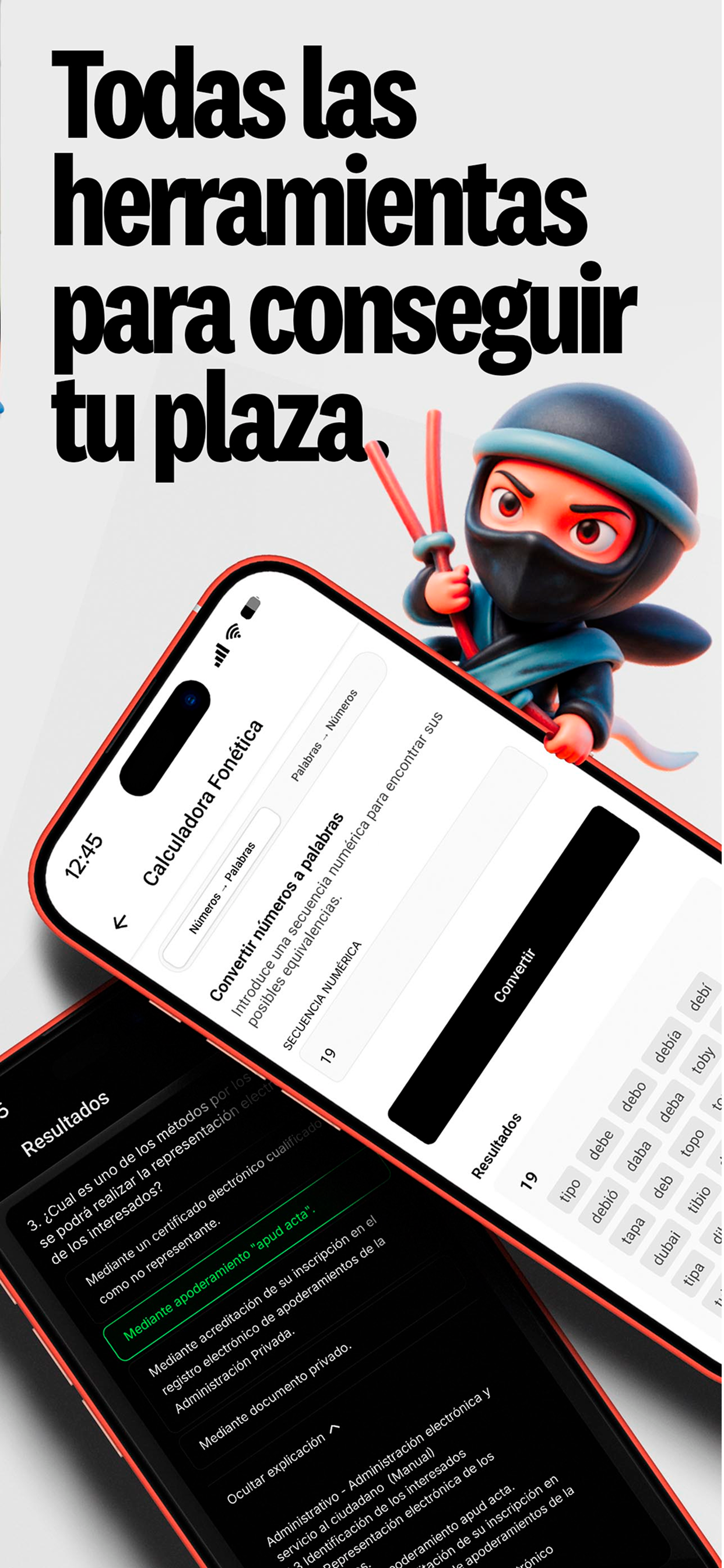 Formación Ninja | Oposiciones