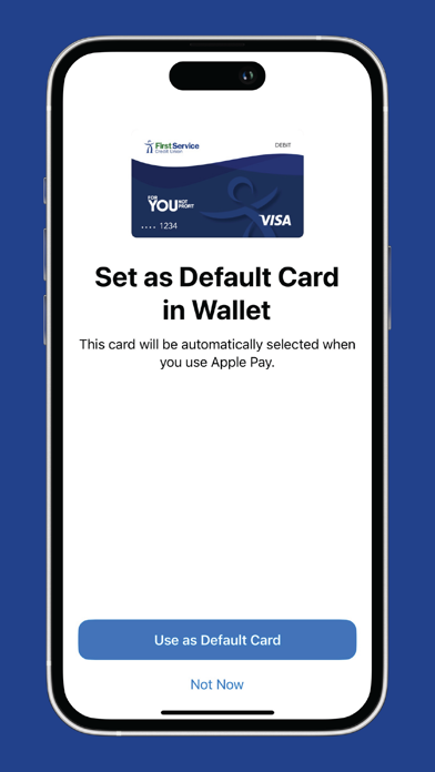 First Service Cards Screenshot