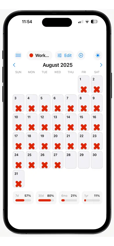 Habit Calendar Tracker screenshot 3