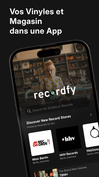 Screenshot #1 pour Recordfy: Vinyles & Magasins