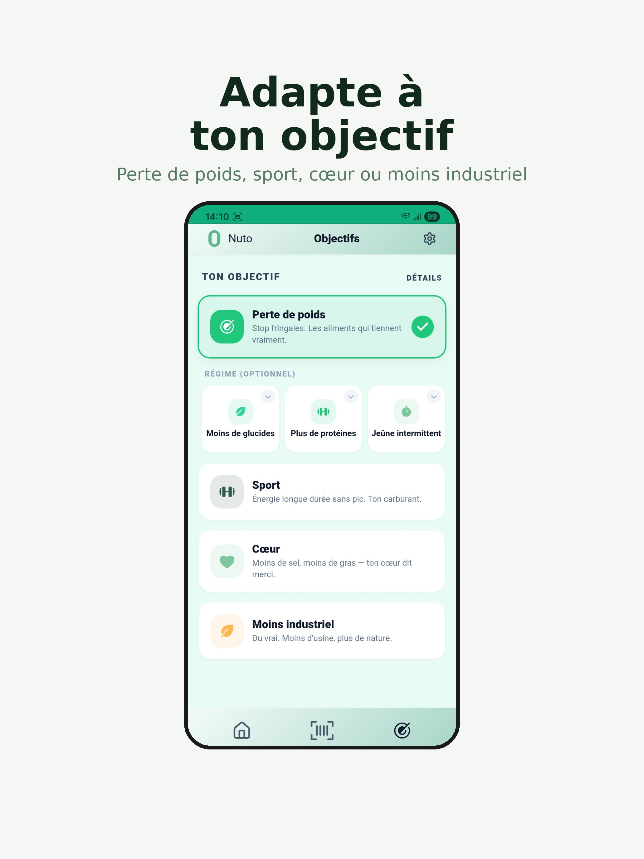 NUTO - Scan Glycémie
