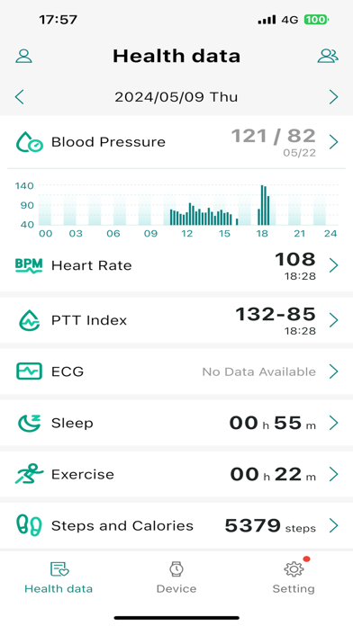 Screenshot #1 pour ASUS HealthConnect