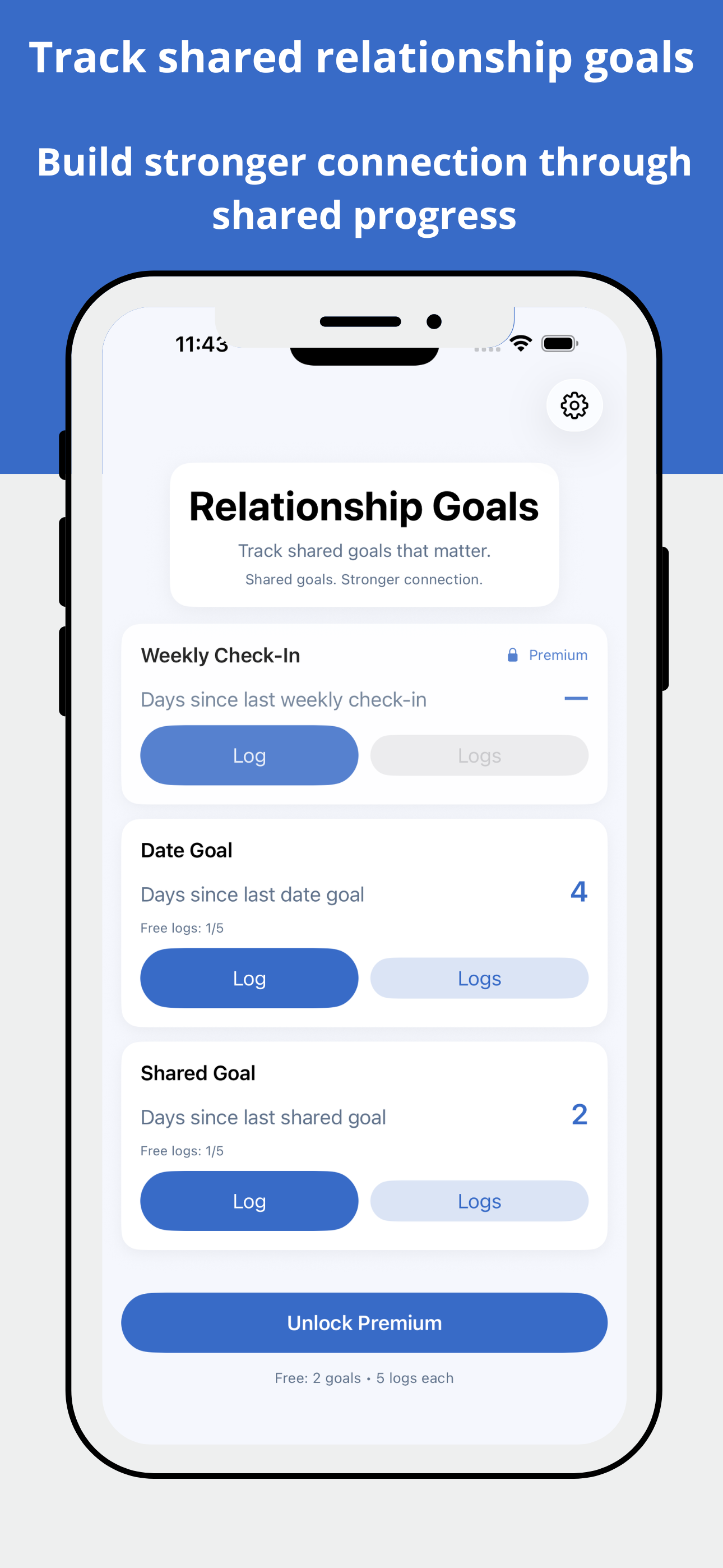 Relationship Goals Tracker screenshot 3