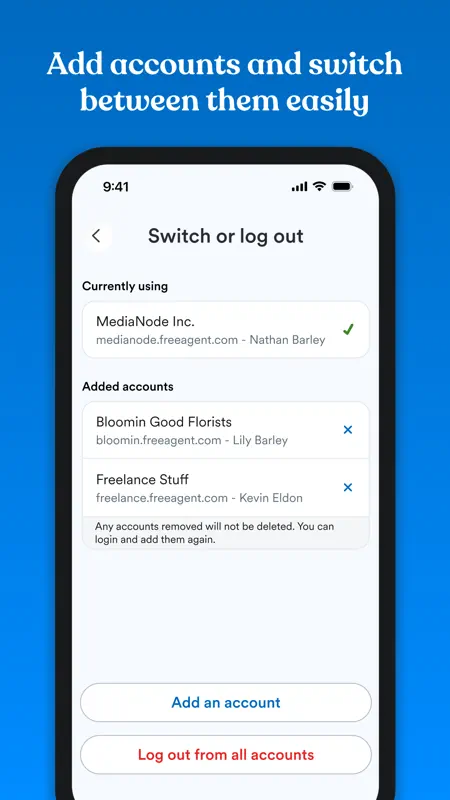 FreeAgent Mobile Accounting screenshot 8 of 8