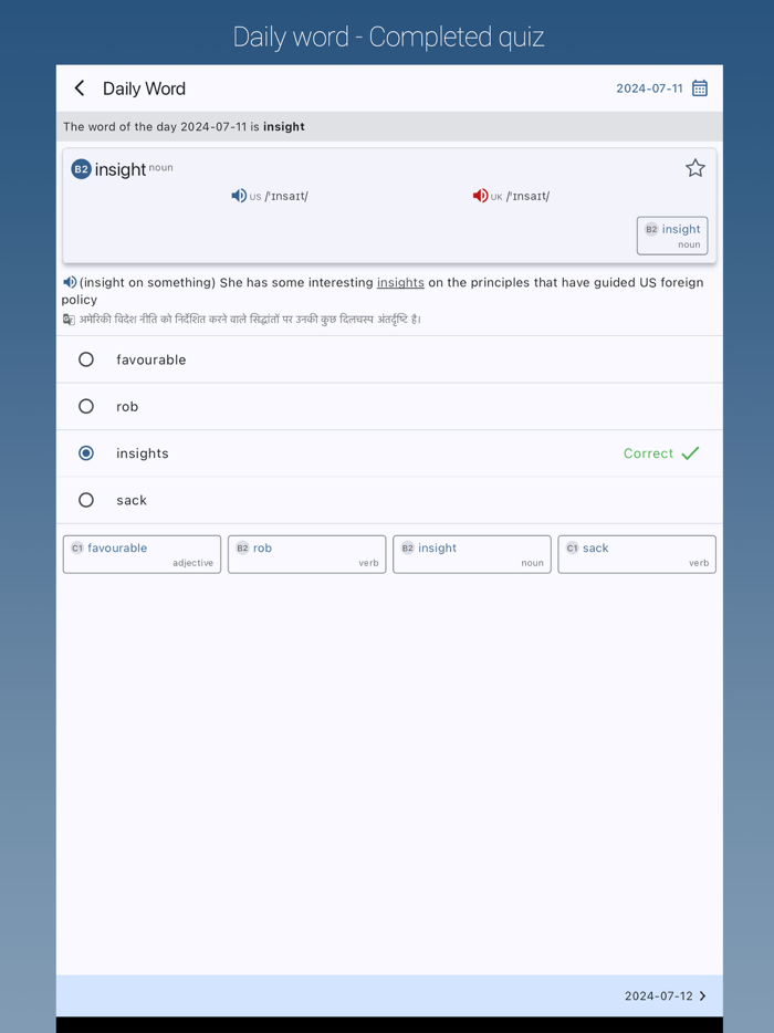 English-Hindi Dictionary Pro