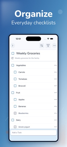 Checklist: Tasks & Routines screenshot