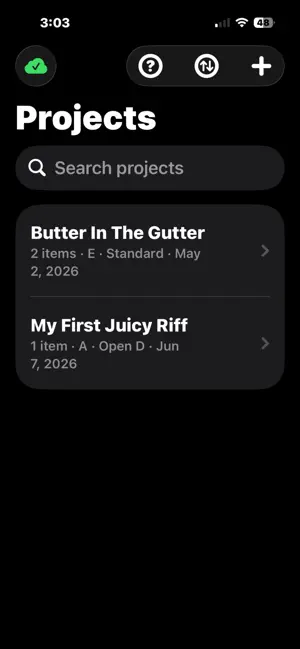 Juicy Riffs screenshot 1