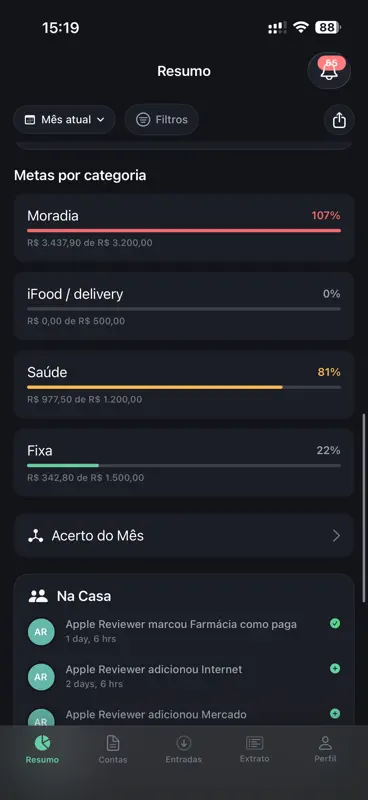 ContasCasal screenshot 7 of 10