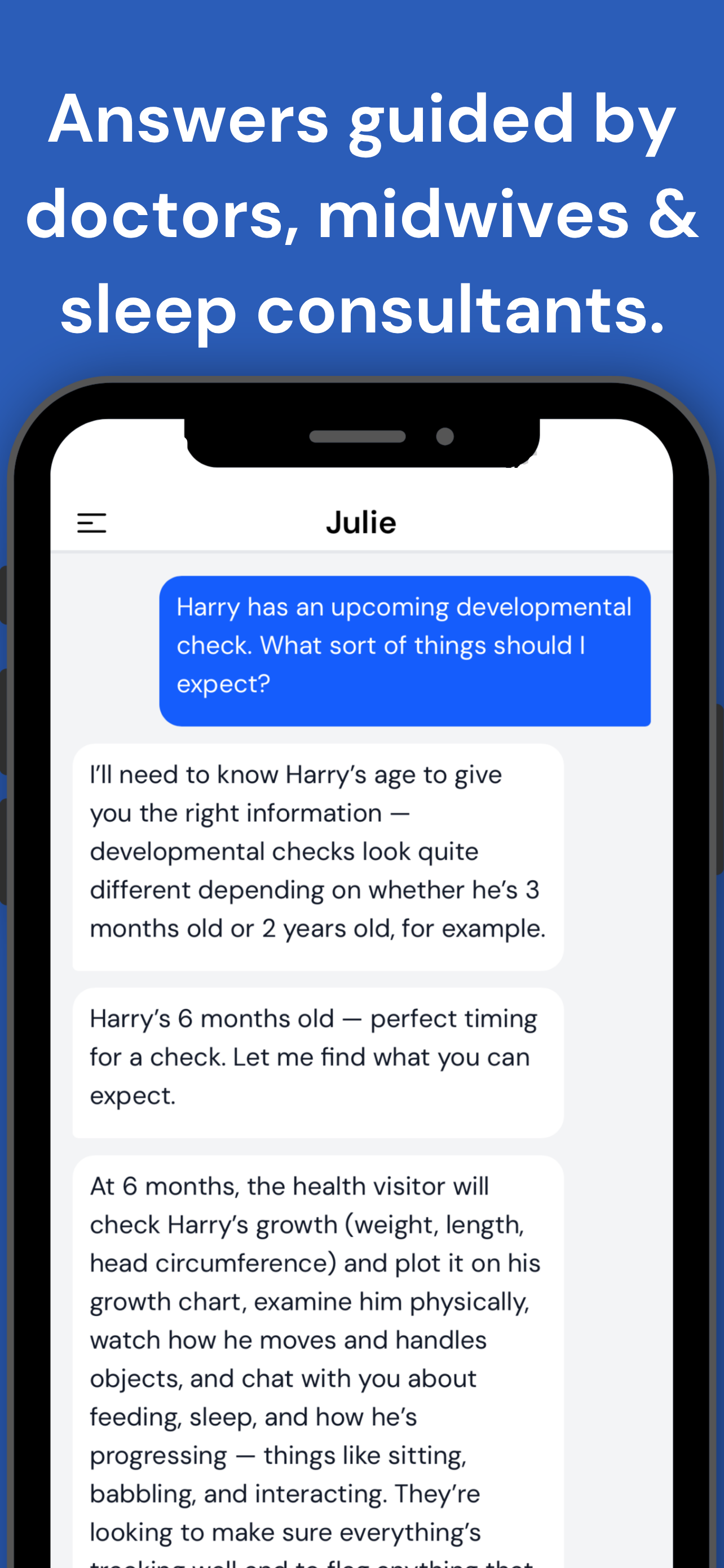 Julie: Baby Sleep & Parenting screenshot 5