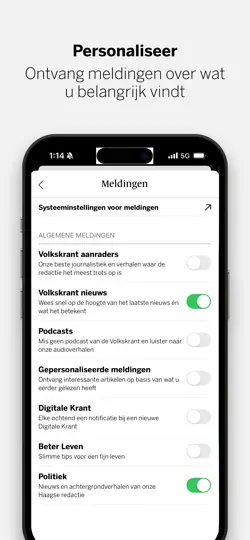 Screenshot von De Volkskrant - Nieuws auf dem iPhone 5