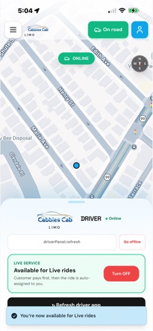 Cabbies Cab Limo iPhone screenshot