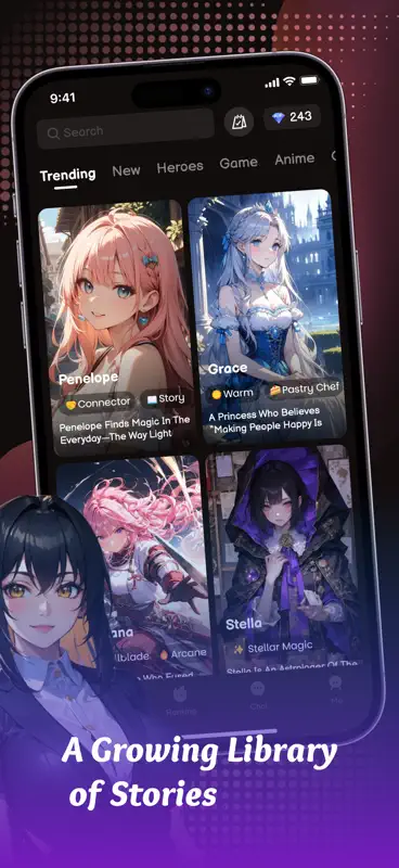 Loreia: Interactive AI Stories screenshot 2 of 4