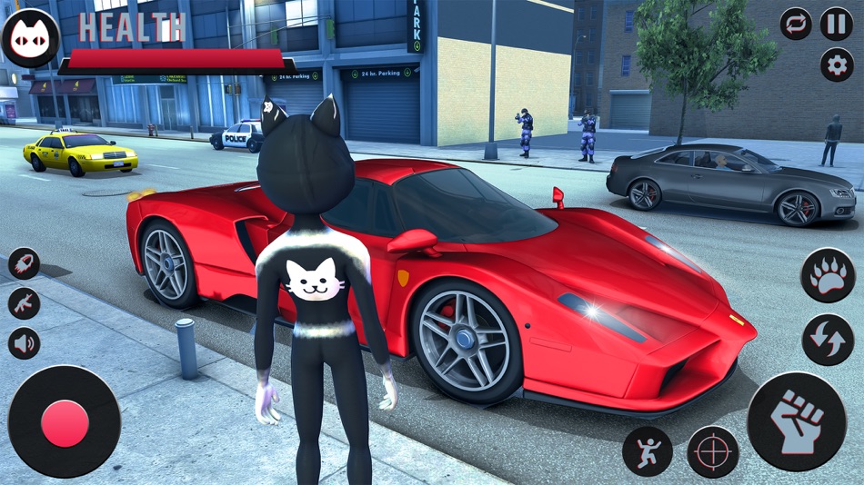 #2. Super Spider Cat Hero Game 3D (iOS) โดย: Areesha Tariq
