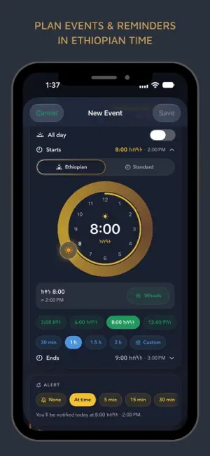Ethiopian Calendar & Widgets screenshot 3