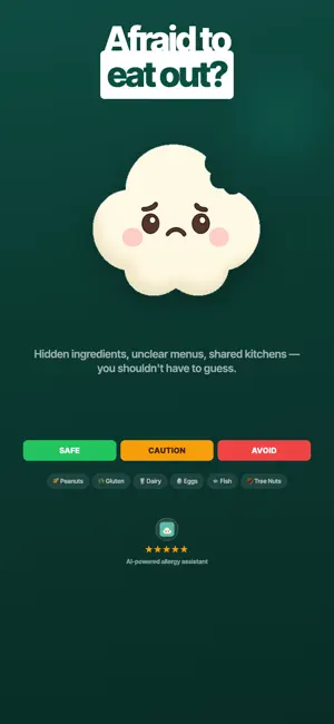 SafeBite: Menu Allergy Scanner screenshot 1