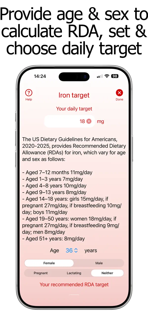 Screenshot #1 pour Iron Counter and Tracker