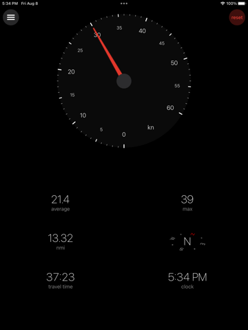Speedometer × iPad screenshot 4 - Navigation app