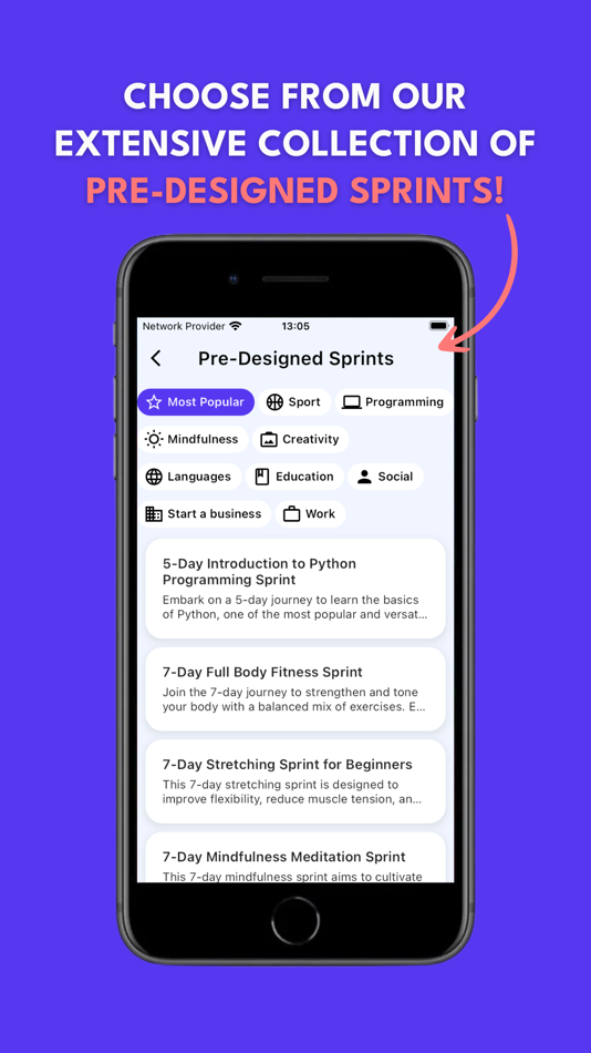#5. Goal Sprinter - Focus on goals (iOS) By: Vladislav Stepanov