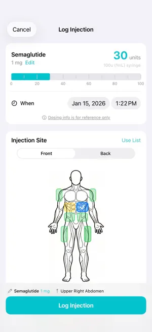 Jabbit - Peptide Tracker screenshot 4