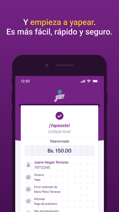 Yape Bolivia Screenshot