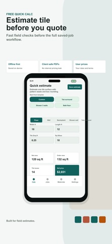 TileCount: Tile Estimator Screenshot 2 of 10