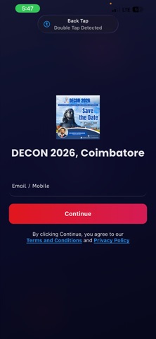 Decon Events screenshot