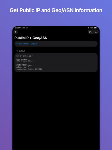 NetDebug Toolkit: Net Scanner iPad screenshot