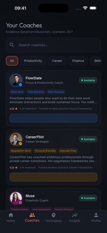 CoachFlux: Productivity Coach screenshot