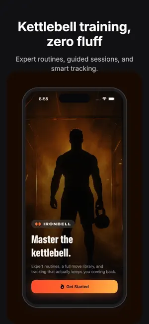 IronBell: Kettlebell Training screenshot 1