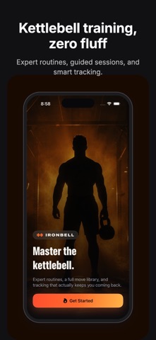 IronBell: Kettlebell Training Screenshot 1 of 8