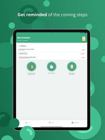 FermentMe - Recipes & tracker iPad screenshot