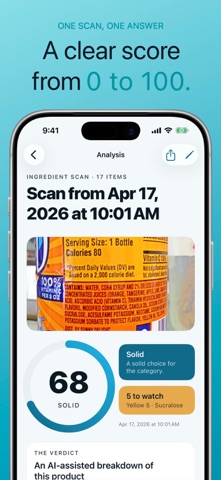 NoJunk - Ingredient Scanner Screenshot 3 of 5