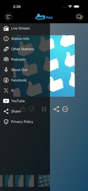 YES FM: Positive Hits & Rock screenshot 2
