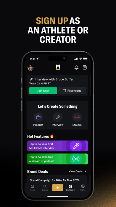 MILLIONS: Sports & Commerce iPhone screenshot 5 - Sports app