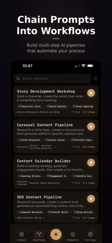 PromptKit: AI Prompt Manager iPhone screenshot