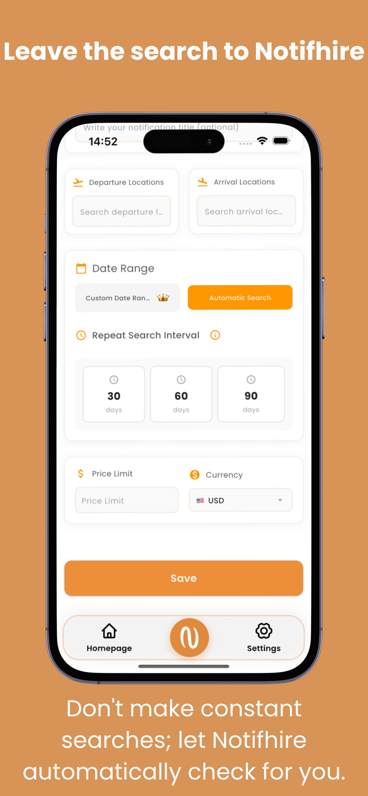 Notifhire - Flight Tracker