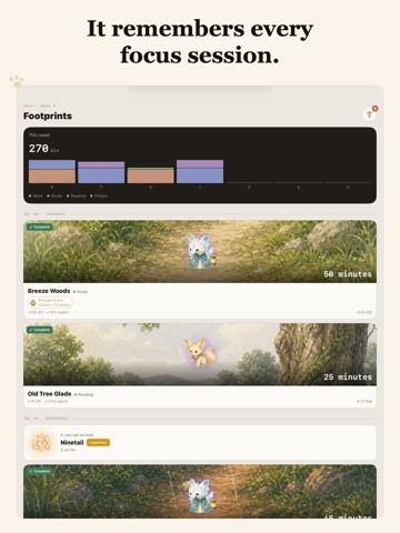 Lumea: Focus Timer iPad screenshot