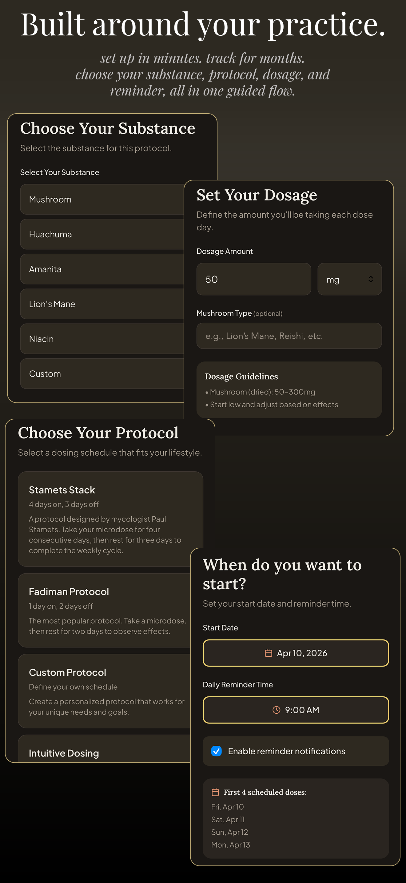 Lucidly: Microdose Tracker screenshot 2