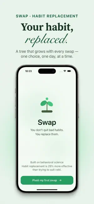 Swap & Grow: Quit Bad Habits screenshot 1