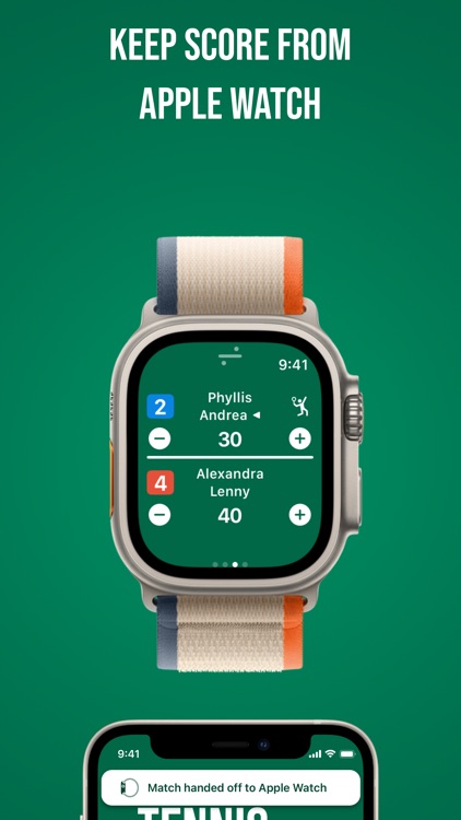 Tennis Scorecard App